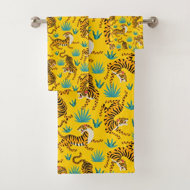 Motif de tigre d'or asiatique (En situation)