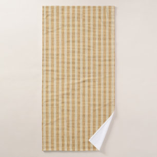 Motif de tissu à rayures jaunes pâles filées