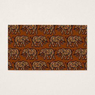 Motif de tourbillonnement Brown d'éléphant