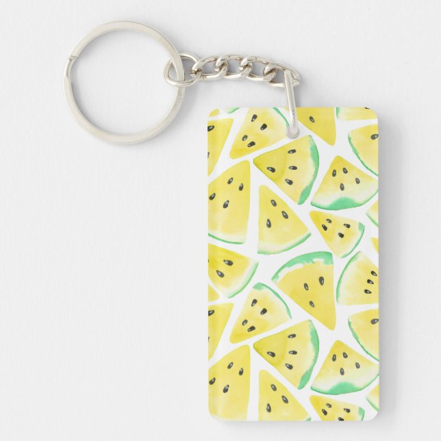 Motif de tranches de pastèque jaune (Devant)