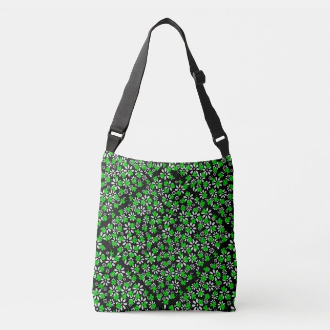 Motif de trèfle 01w Black BG Sac de carrosserie (Devant)