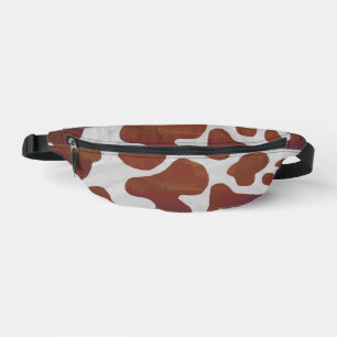 Motif de vache Brown et blanc