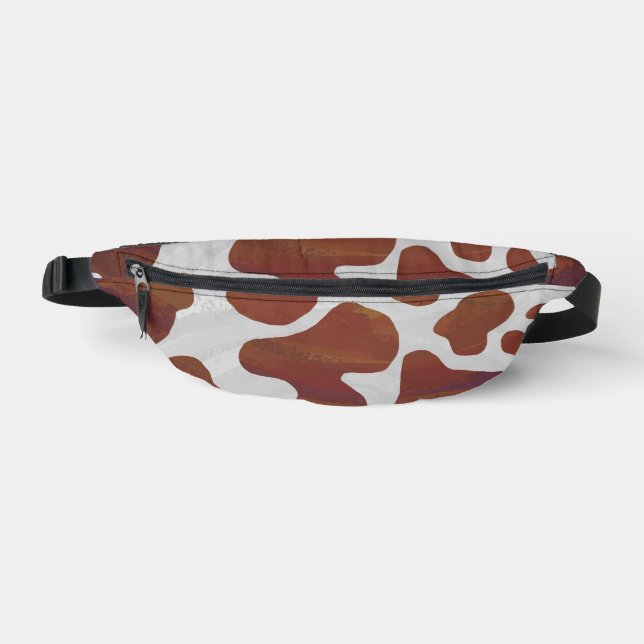 Motif de vache Brown et blanc (Recto)