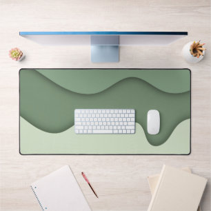 Motif de vague abstrait vert sauge