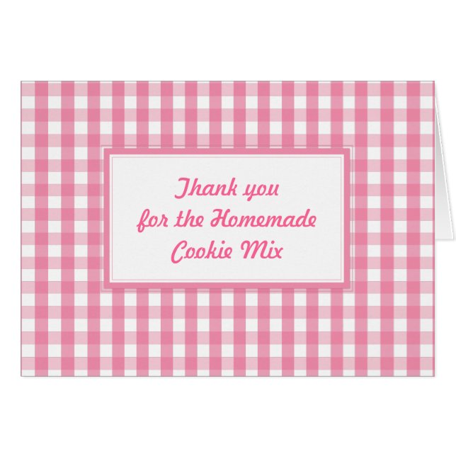 Motif de vérification En vichy rose (Devant horizontal)