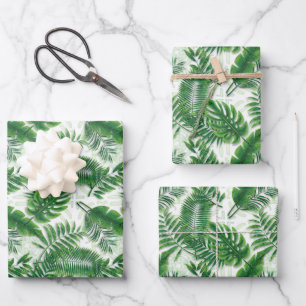 Motif de  vert tropical des Feuilles