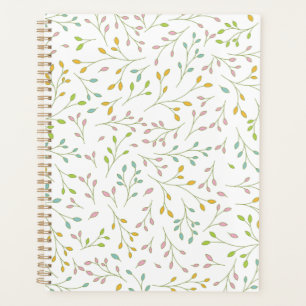 Motif de vigne botanique délicat multicolore paste