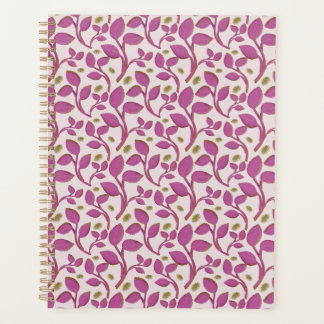 Motif de vigne botanique rose | Feuille florale él