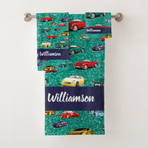Motif de voiture paillettes Véhicules Voitures Aut