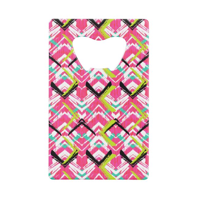 Motif de zigzag rose tiré par la main (Devant)