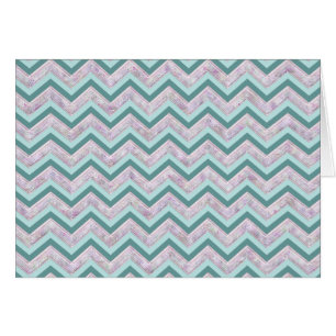 Motif de zigzag turquoise floral de perle