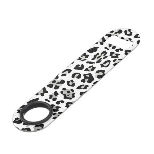 Motif d'empreinte de léopard de noir d'aluminium