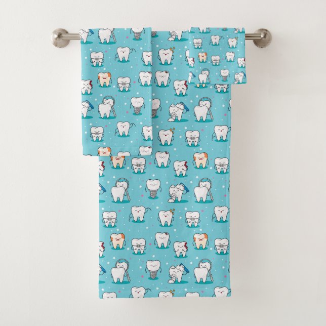 Motif dentaire mignon (En situation)