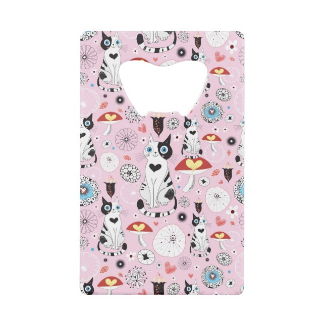motif des chats et des fleurs (Devant)