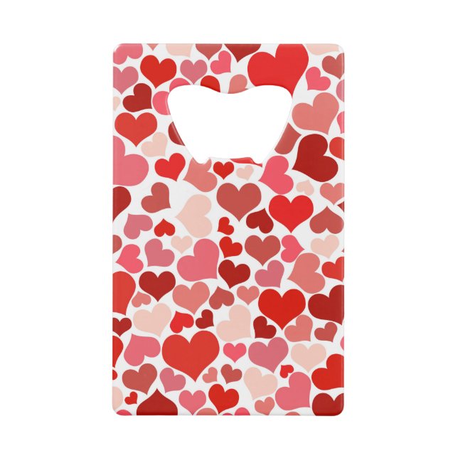 Motif Des Coeurs, Coeurs Rouges, Amour (Devant)