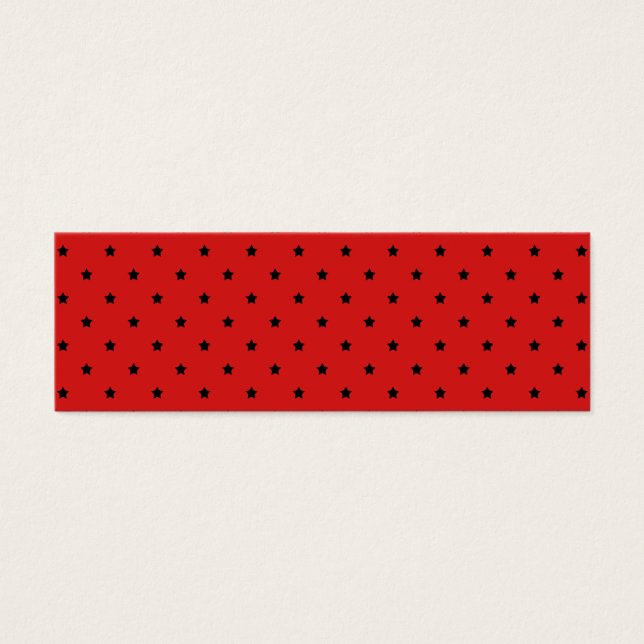 Motif des étoiles rouges et noires. (Devant)
