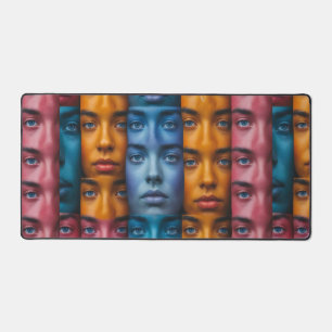 Motif des faces colorées
