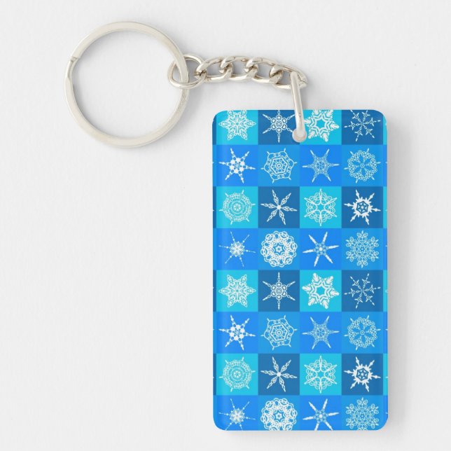 Motif des flocons bleus (Devant)