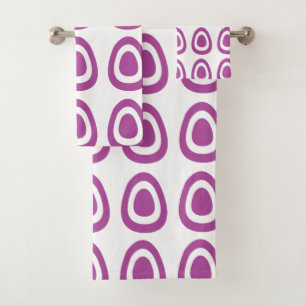 Motif des oeufs de Pâques violets