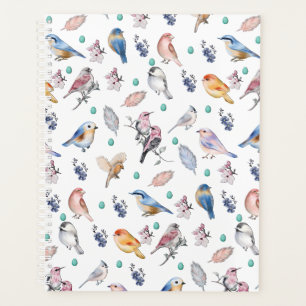 Motif des oiseaux de printemps