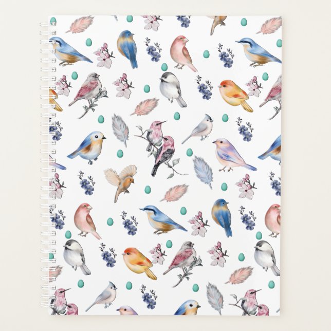 Motif des oiseaux de printemps (Devant)