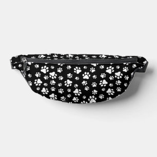 Motif des pattes, Empreintes de pattes, noir et bl