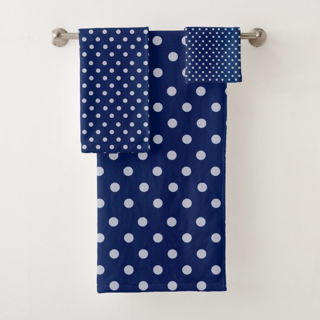 Motif des Pois bleus de la Marine (En situation)