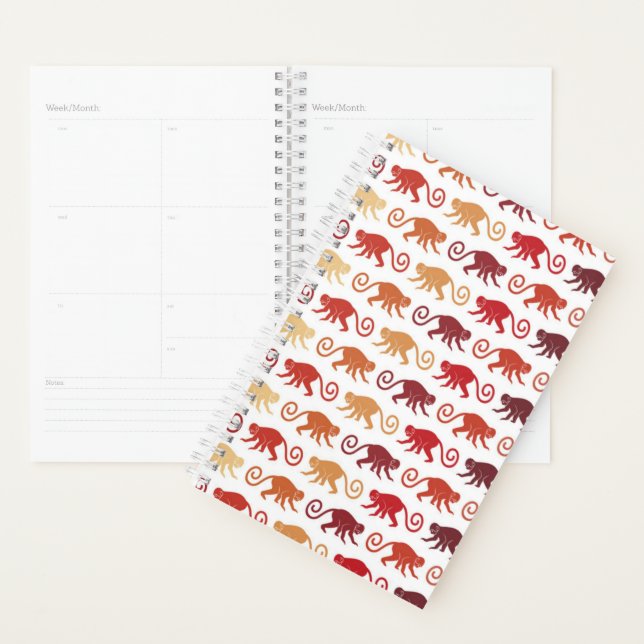 Motif des singes rouges (Devant avec enveloppe)