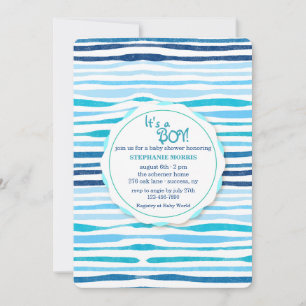 Motif d'été Baby shower Invitation