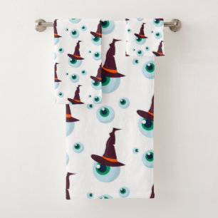 Motif d'Halloween des yeux de sorcières