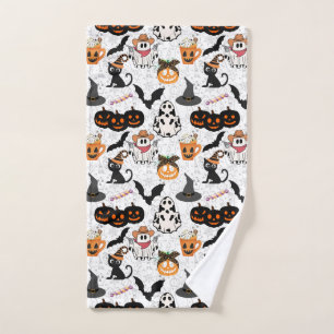 Motif d'Halloween. Éffrayant et mignon