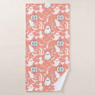 Motif d'Halloween. Éffrayant et mignon.b L Orange 