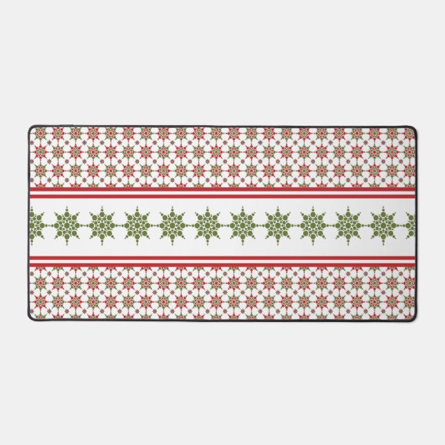 Motif d'hiver Snowflake Thème Fête Noël (Recto)