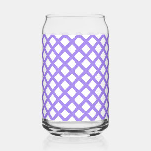Motif diamant à carreaux blanc violet