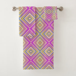 Motif diamant alternatif violet délicieux