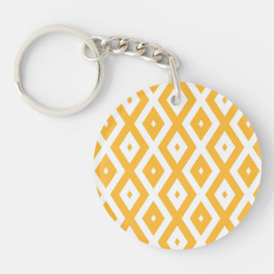 Motif diamant jaune et blanc soleil
