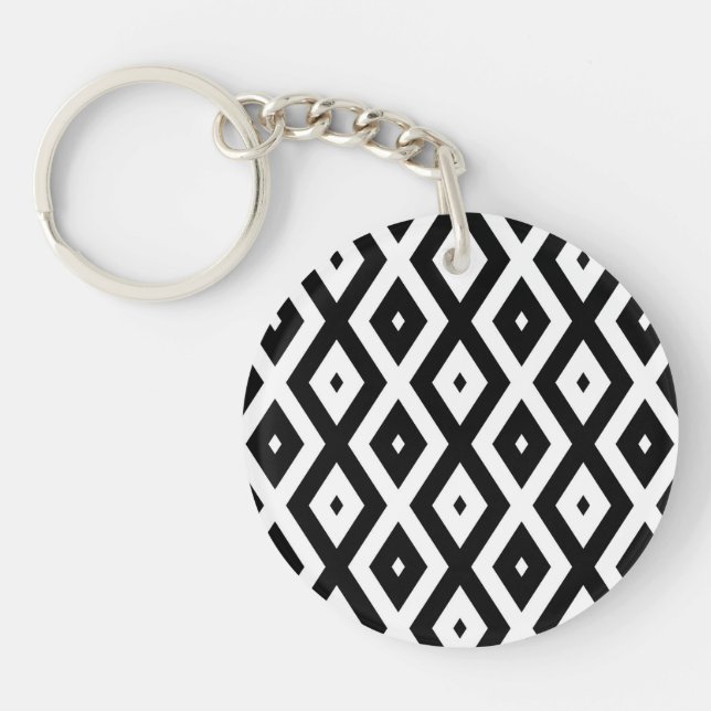 Motif diamant noir et blanc (Devant)