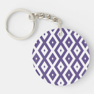 Motif diamant ultra violet et blanc