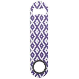 Motif diamant ultra violet et blanc