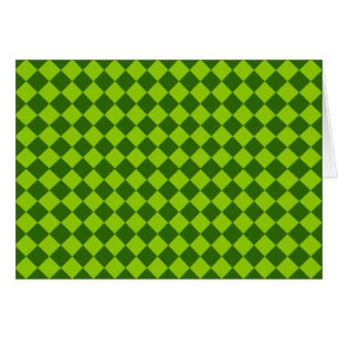 Motif Diamant Vert par STaylor Greeting Card