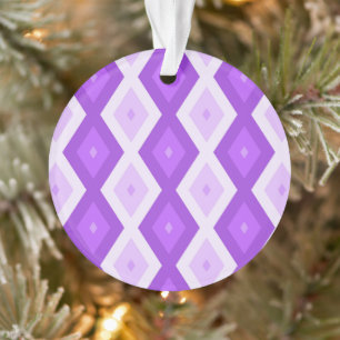 Motif diamant violet clair