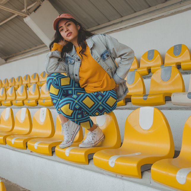 Motif Diamond Capri Leggings (Von Creator hochgeladen)