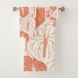 Motif d'impression moderne Hawaiian Anthurium