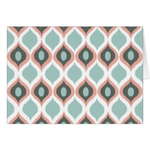 Motif d'impression tribal Ikat géométrique gris ro