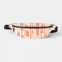 Motif d'imprimé tribal blanc et bracelet