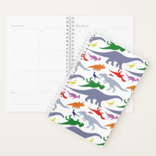 Motif Dinosaure coloré (Lumière)