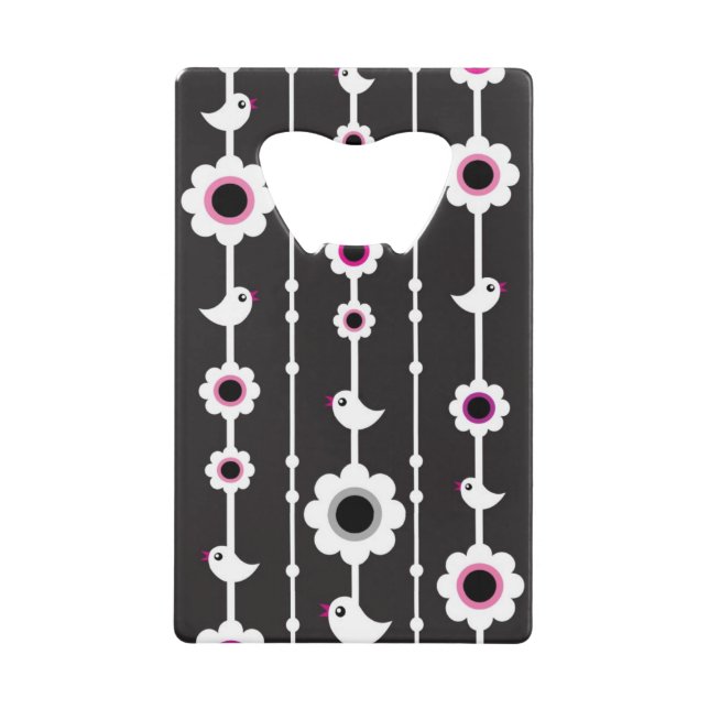 motif d'oiseau et de fleurs (Devant)