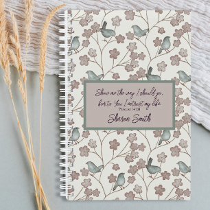 Motif d'oiseaux rose et Vintage inspiré de charme