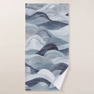Motif d'onde aquarelle. Arrière - plan sans coutur