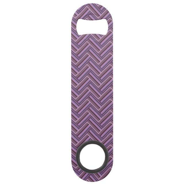 Motif double tissage Mauve stripes (Devant)
